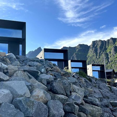 High End Sea Cabins At A In Lofoten Москенес Экстерьер фото